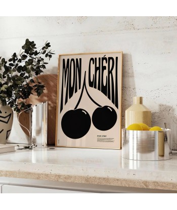 Mon Cheri Cherry Groovy Art Print Paris Déstockage Promo