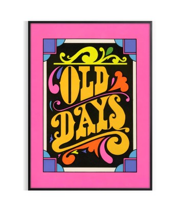 Old Days Groovy Print france