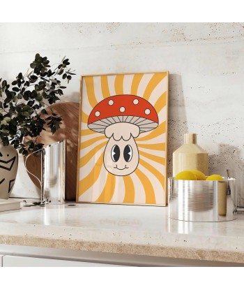 Mushroom Groovy Poster votre restaurant rapide dans 