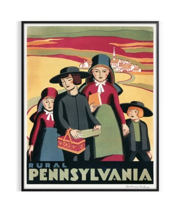 Affiche Vintage Pennsylvanie Comment ça marche