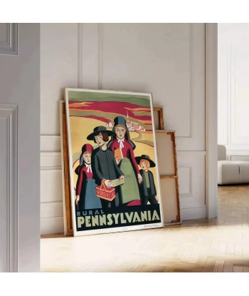 Affiche Vintage Pennsylvanie Comment ça marche