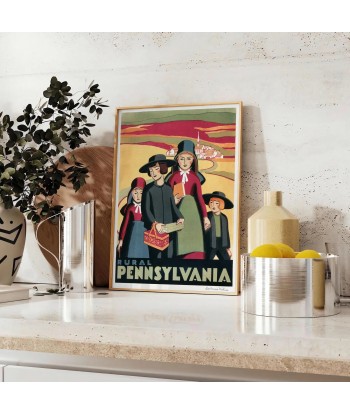 Affiche Vintage Pennsylvanie Comment ça marche