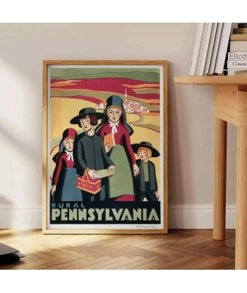 Affiche Vintage Pennsylvanie Comment ça marche