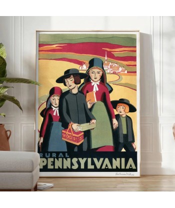 Affiche Vintage Pennsylvanie Comment ça marche