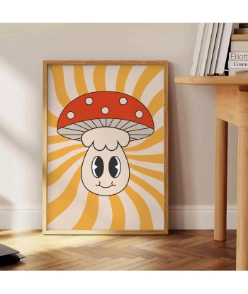 Mushroom Groovy Poster votre restaurant rapide dans 