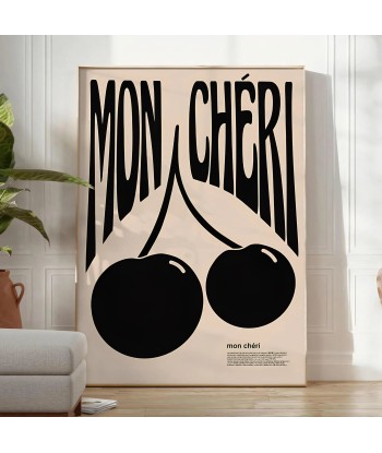 Mon Cheri Cherry Groovy Art Print Paris Déstockage Promo