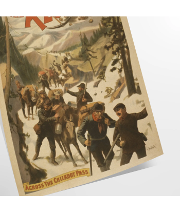 Coeur L’Affiche Vintage Klondike Economisez 