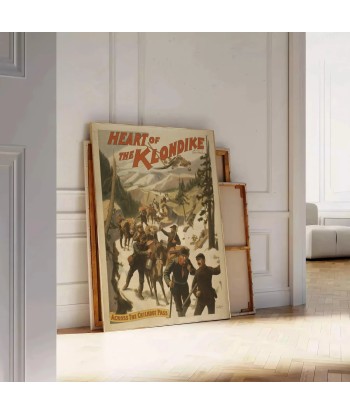 Coeur L’Affiche Vintage Klondike Economisez 