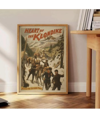 Coeur L’Affiche Vintage Klondike Economisez 