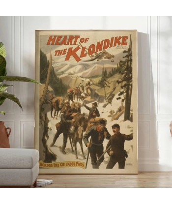 Coeur L’Affiche Vintage Klondike Economisez 