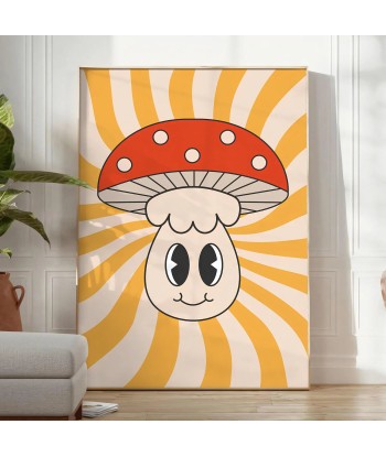 Mushroom Groovy Poster votre restaurant rapide dans 