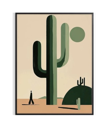 Affiche Minimale Cactus Botanique 1 offre 