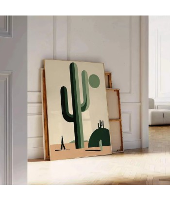 Affiche Minimale Cactus Botanique 1 offre 