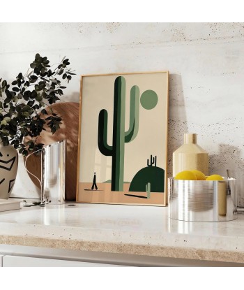 Affiche Minimale Cactus Botanique 1 offre 