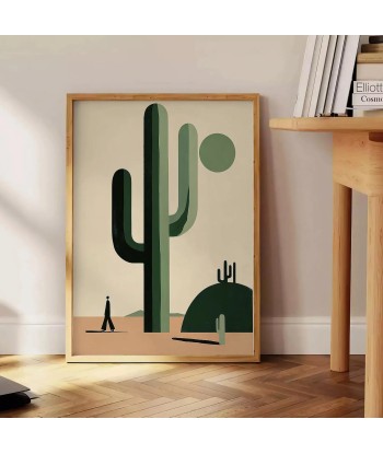 Affiche Minimale Cactus Botanique 1 offre 