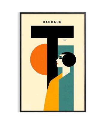 Affiche Humaine Bauhaus 1 brillant des détails fins