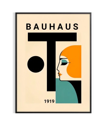 Affiche Humaine Bauhaus rembourrage situé sous