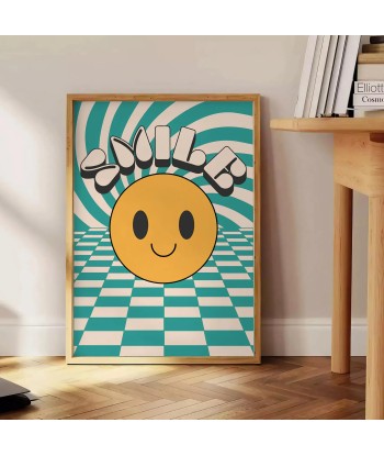 Smilelr Groovy Art Print la livraison gratuite