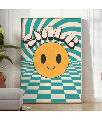 Smilelr Groovy Art Print la livraison gratuite