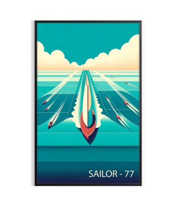 Océan Bateau Marin 77 Affiche 2024