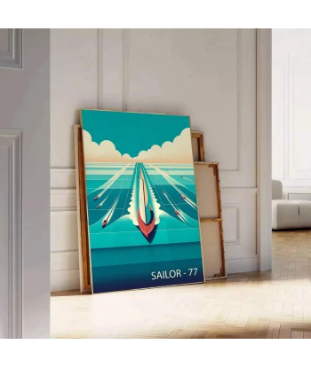 Océan Bateau Marin 77 Affiche 2024