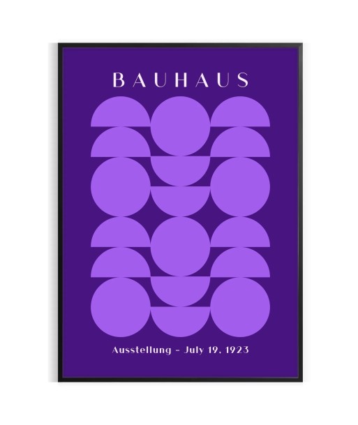 Affiche Géométrique Bauhaus 4 de pas cher