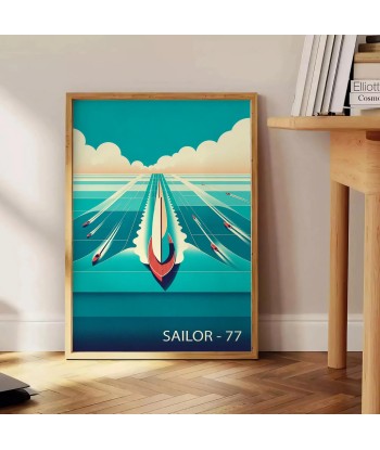 Océan Bateau Marin 77 Affiche 2024