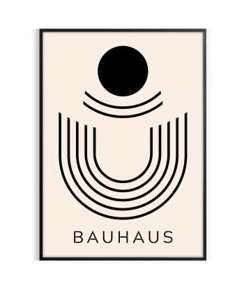 Affiche Géométrique Bauhaus 3 Paris Déstockage Promo