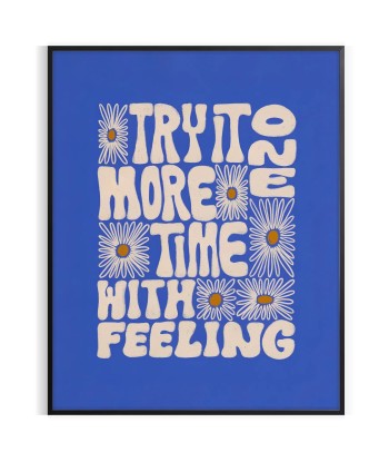 Try It One More Time With Feeling Groovy Wall Art prix pour 