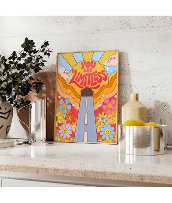 You Are Limitless Groovy Art Print chez Cornerstreet bien 