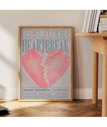 Club Heatbreak Trendy Popular Wall Print l'achat 