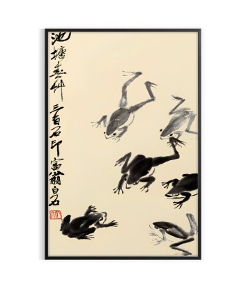 Frogs Matsumoto Hoji Japan Poster outlet