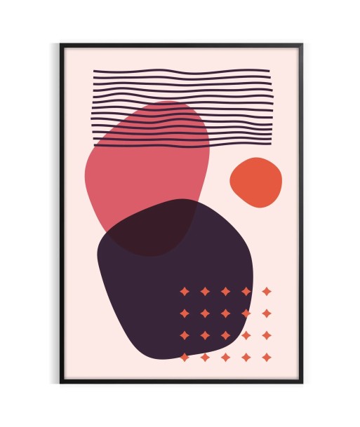 Boho Abstract Affiche Bohème Mur 6 Par le système avancé 