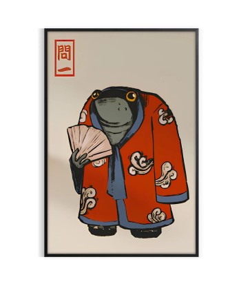 Red Kimono Matsumoto Hoji Japanese Print acheter en ligne