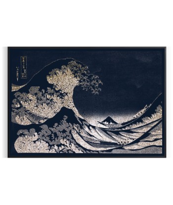 Black Hokusai Japan Wall Art 2 - 3 jours ouvrés.