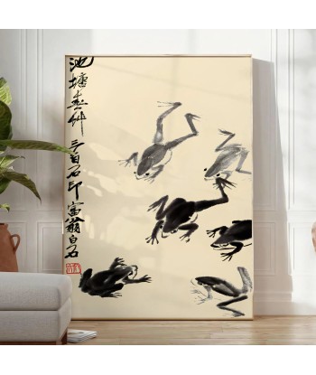 Frogs Matsumoto Hoji Japan Poster outlet