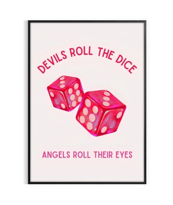 Devils Roll The Dice Trendy Art Par le système avancé 